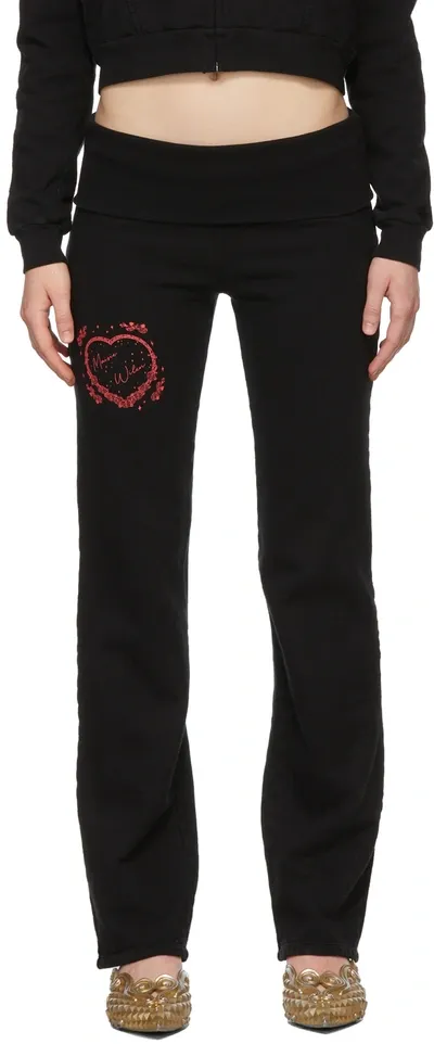 Maisie Wilen Black Pop Lounge Pants