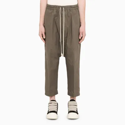 Rick Owens Grey Harem Cropped Trousers