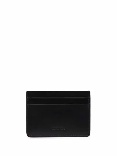 Jil Sander Debossed-logo Cardholder In Black