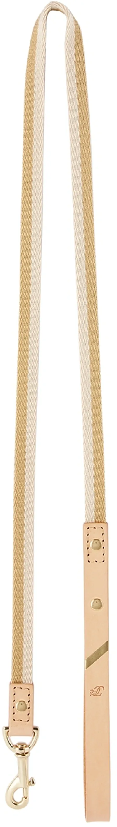 Fantastical Creatures Club Beige & Tan Stylish Me Leash In Latte