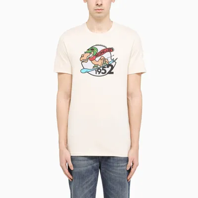 Moncler Beige Genius Motif T-shirt