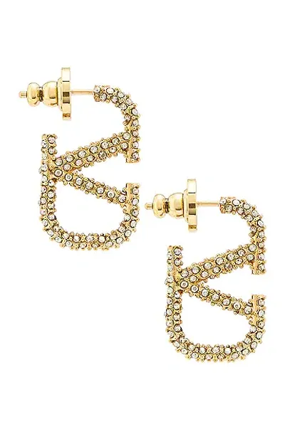 Valentino Garavani Vlogo Signature Earrings In Metal