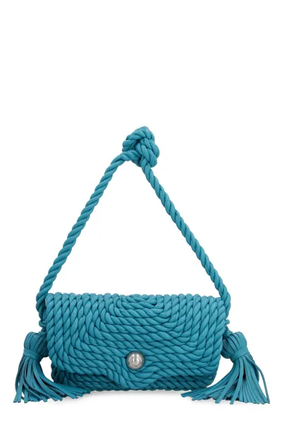 Bottega Veneta Classic Crossbody Bag In Blue