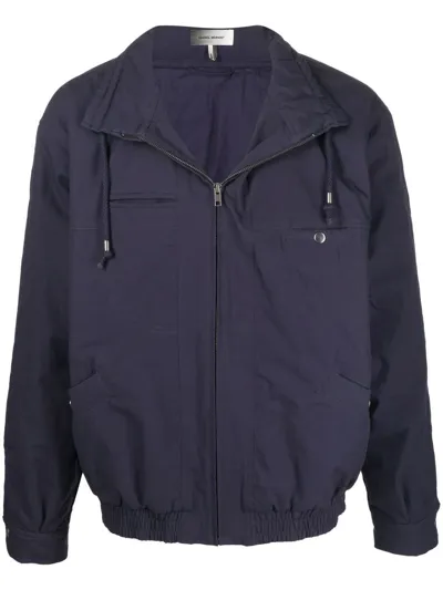 Isabel Marant High-neck Zip-up Jacket In Blue