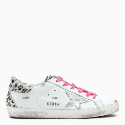 Golden Goose White/animalier Super-star Sneakers