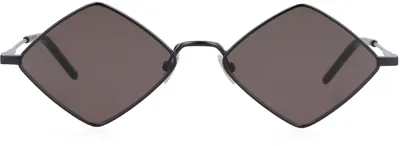 Saint Laurent Eyewear Diamond Frame Sunglasses In Black