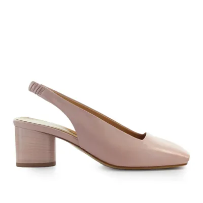 Halmanera Irma Powder Pink Slingback Open Toe Pump