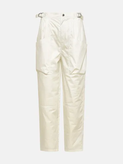 Isabel Marant Ecru Cotton Florine Pants In Cream