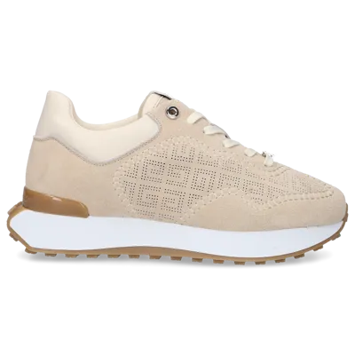 Givenchy Schuhe  Sneaker Low Giv Runner Veloursleder In Beige