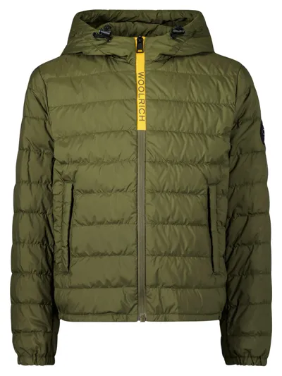 Woolrich Kids Jacket For Boys In Green