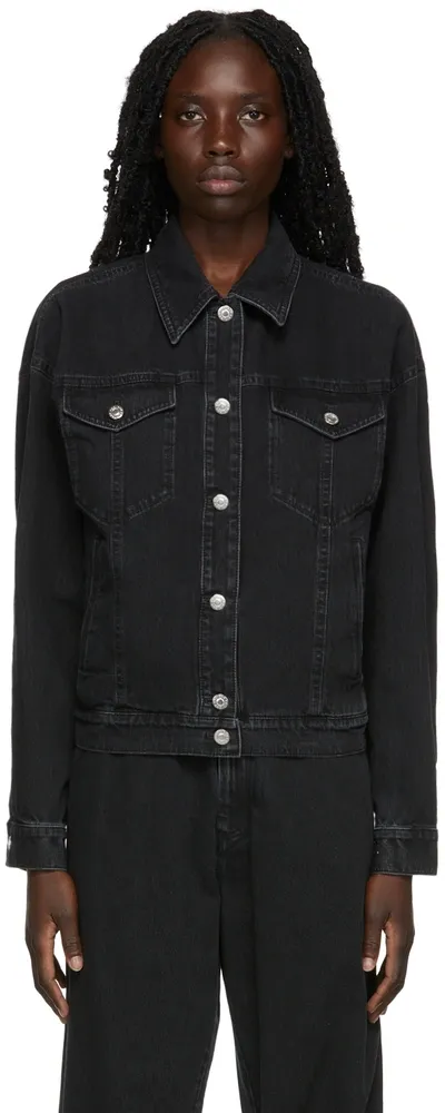 Kwaidan Editions Ssense Exclusive Black Tailored Denim Jacket