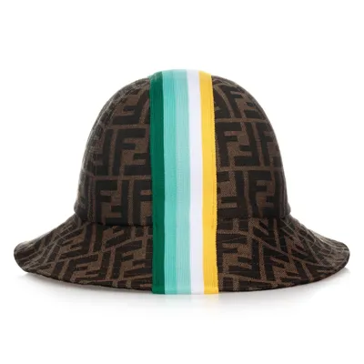 Fendi Kids Hat For For Boys And For Girls In Brown