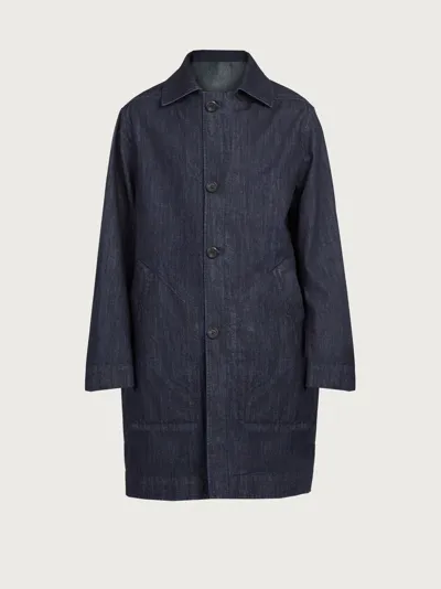 Ferragamo Salvatore  Herren Jeans-trenchcoat