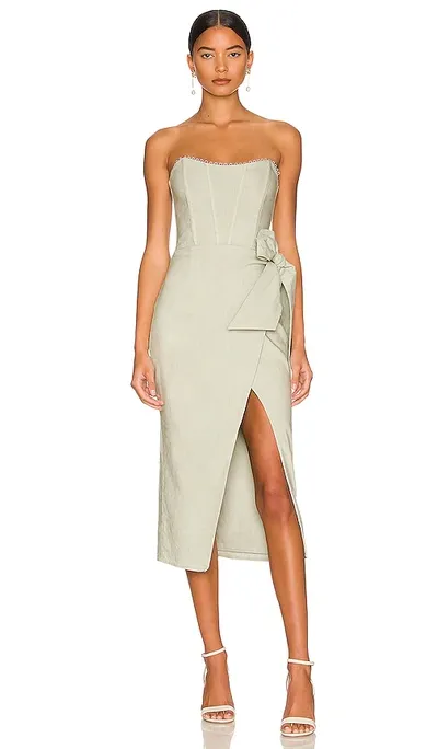 V. Chapman Liliana Dress In Sage