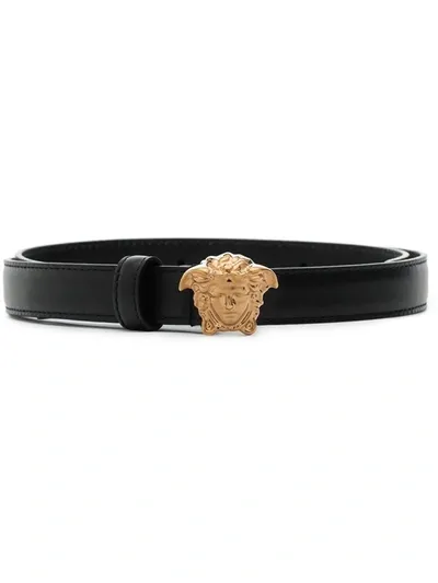 Versace Logo Belt. Accessories In Black