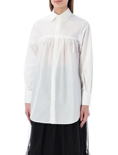 Undercover Oversized Shirt In White