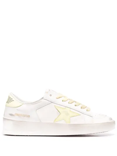 Golden Goose Stardan Low-top Sneakers In White