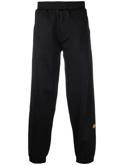 Kenzo Logo-patch Joggers In Black