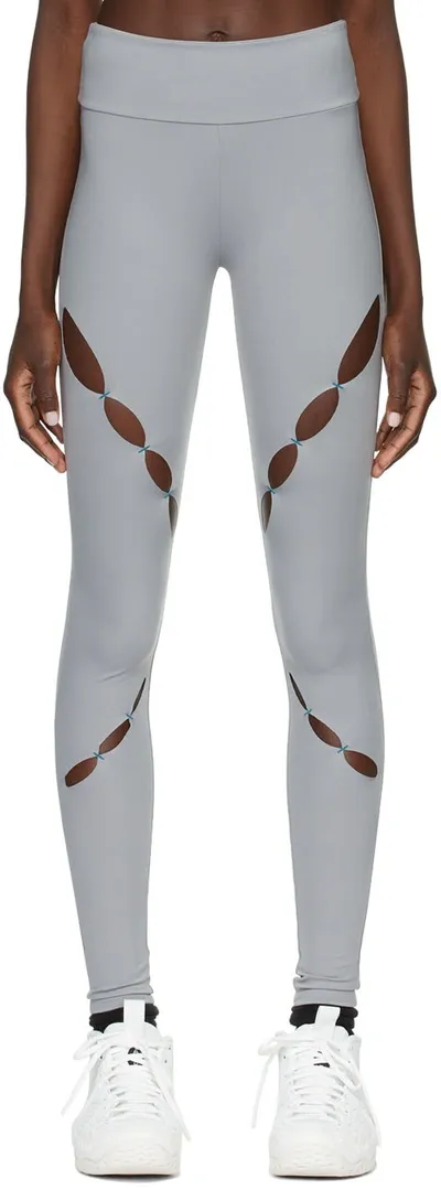 Rui Ssense Exclusive Grey Cut-out Sport Leggings