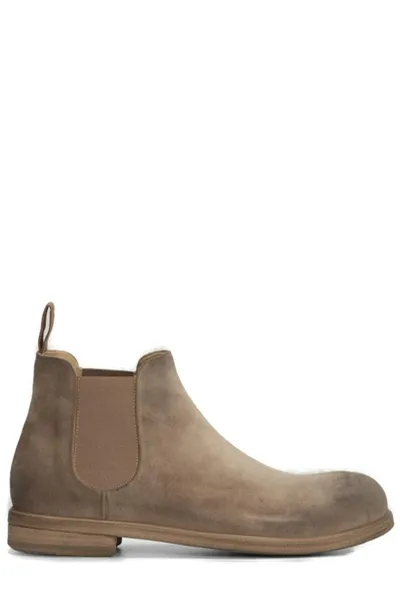 Marsèll Zucca Media Chelsea Boots In Beige