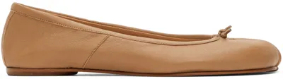 Maison Margiela Beige Tabi Ballerina Flats