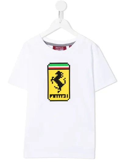 Mostly Heard Rarely Seen 8-bit Kids' Graphic Print Short Sleeve T-shirt In White