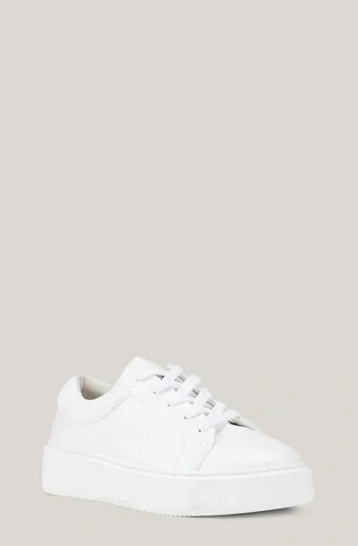 Ganni Sporty Sneakers In Egret