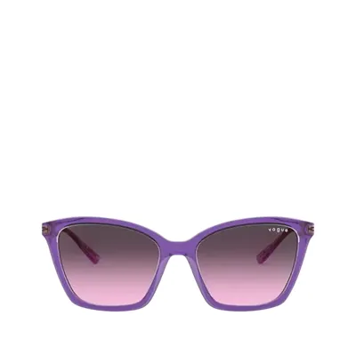 Vogue Vo5333s Top Violet / Transparent Grey Female Sunglasses