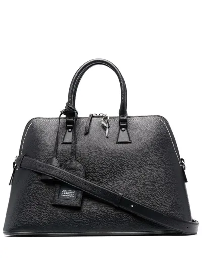 Maison Margiela Zipped Top-handle Tote In Black