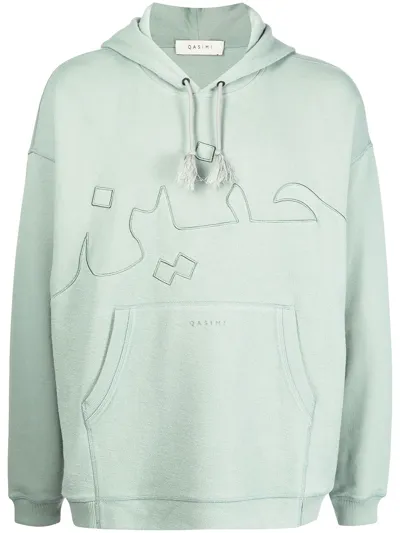 Qasimi Belonging Hooded Sweatshirt In Grün