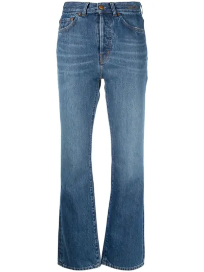 Chloé High-rise Flared Jeans In Medium Wash