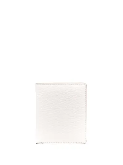 Maison Margiela Logo Bi-fold Wallet In White