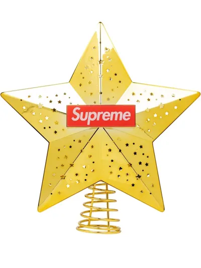 Supreme Christmas Tree Topper In Gold