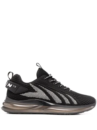 Philipp Plein Lace-up Runner Sneakers In Black