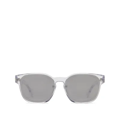 Moncler Ml0086 Crystal Unisex Sunglasses In Grey