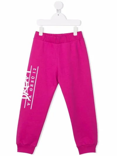 Versace Kids Pink Dream Logo Lounge Pants