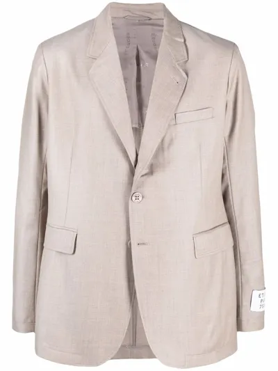 Etudes Studio Virgin Wool Single-breasted Blazer In Nude