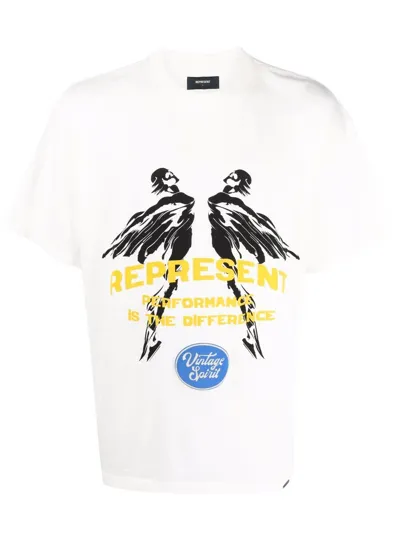 Represent Vinta Sprint T-shirt In White