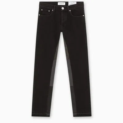 Gallery Dept. X Lanvin Black Regular Jeans In Multicolor