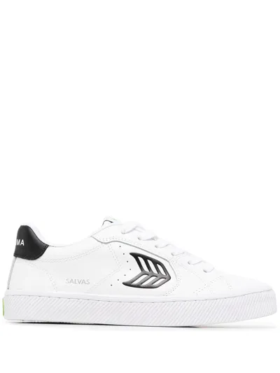 Cariuma Salvas Low-top Sneakers In White/black