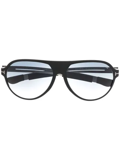 Tom Ford Pilot-frame Sunglasses In Black