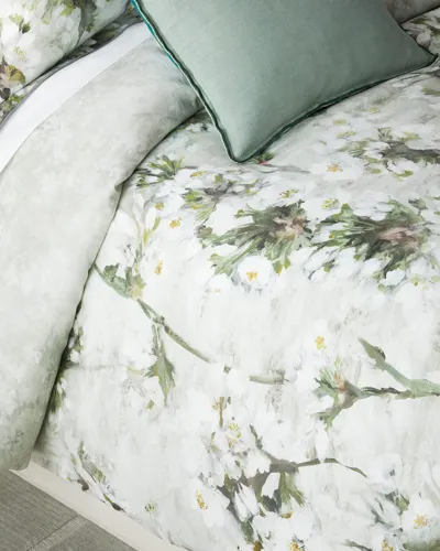 Designers Guild Assam Blossom Dove Queen Duvet Cover