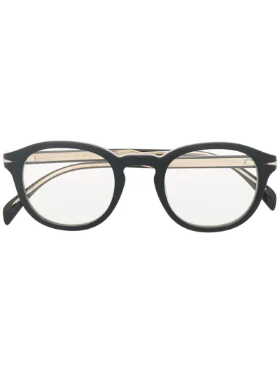 Eyewear By David Beckham Round-frame Glasses In Schwarz