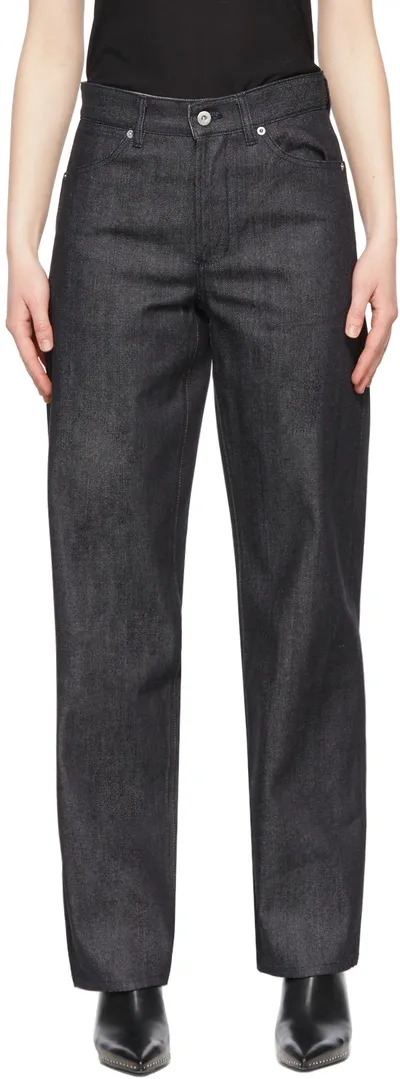 Jil Sander High-rise Flared-leg Cropped Jeans In Blue