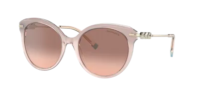 Tiffany & Co . Woman Sunglass Tf4189b In Pink Gradient Dark Brown