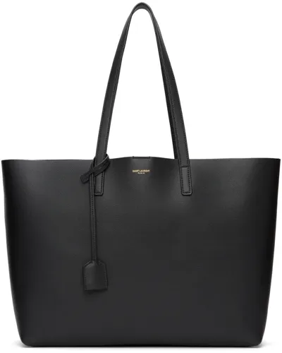 Saint Laurent Black Large Shopping E/w Tote Bag