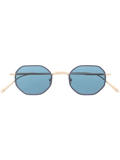 Matsuda Square-frame Glasses In Gold