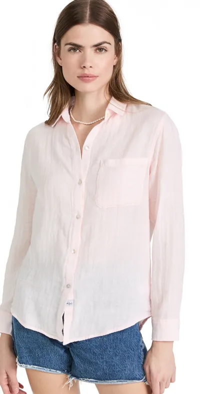 Rails Gauze Ellis Shirt In Pink