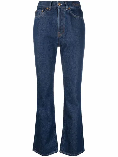 Chloé High-rise Flared Jeans In Blue