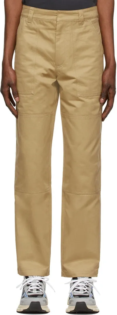 Axel Arigato Iron Pants Beige Canvas Carpenter Pant - Iron Pants